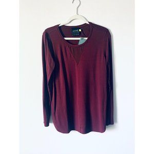 Lyssé Valencia Modal Long Sleeve Top Small NWT